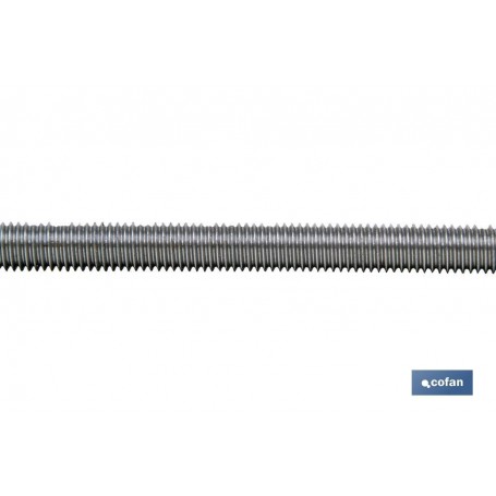 ▷ Varilla Roscada 1 Metro Zincado Rosca Whitworth | Ferreidea