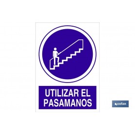 ▷ Señal Utilizar el pasamanos | Ferreidea