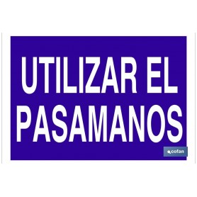 ▷ Cartel Utilizar el pasamanos | Ferreidea