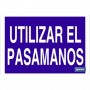 ▷ Cartel Utilizar el pasamanos | Ferreidea