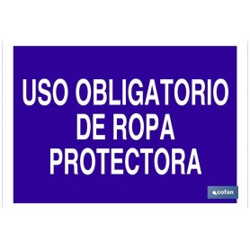 ▷ Cartel Uso obligatorio de ropa ajustada | Ferreidea