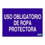 ▷ Cartel Uso obligatorio de ropa ajustada | Ferreidea