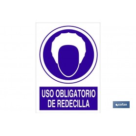 ▷ Señal Uso obligatorio de redecilla | Ferreidea