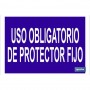 ▷ Cartel Uso obligatorio de protector fijo | Ferreidea