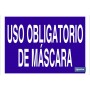 ▷ Cartel Uso obligatorio de máscara | Ferreidea