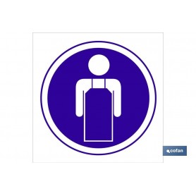 ▷ Señal Uso obligatorio de mandil | Ferreidea