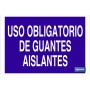 ▷ Cartel Uso obligatorio de guantes aislantes | Ferreidea