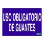 ▷ Cartel Uso obligatorio de guantes | Ferreidea