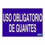 ▷ Cartel Uso obligatorio de guantes | Ferreidea