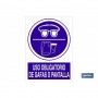 ▷ Señal Uso obligatorio de gafas o pantalla | Ferreidea