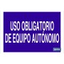 ▷ Cartel Uso obligatorio de equipo autónomo | Ferreidea