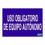 ▷ Cartel Uso obligatorio de equipo autónomo | Ferreidea