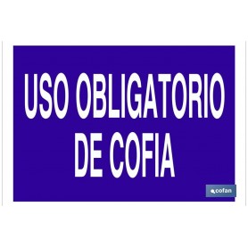 ▷ Cartel Uso obligatorio de cofia | Ferreidea