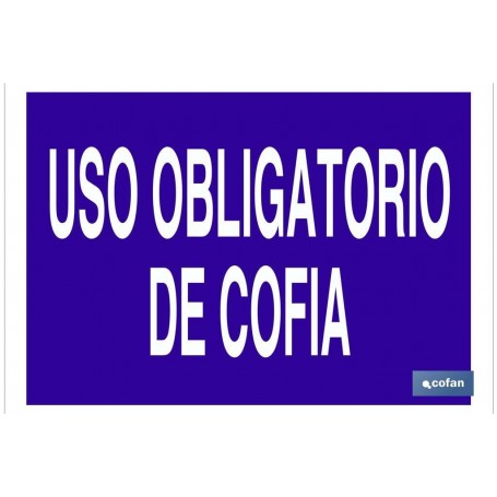 ▷ Cartel Uso obligatorio de cofia | Ferreidea