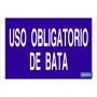 ▷ Cartel Uso obligatorio de bata | Ferreidea