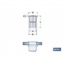 ▷ Tuercas Remachables Inoxidable Cabeza Ancha | Ferreidea
