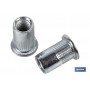 ▷ Tuercas Remachables Acero Cabeza Ancha Ranurada | Ferreidea