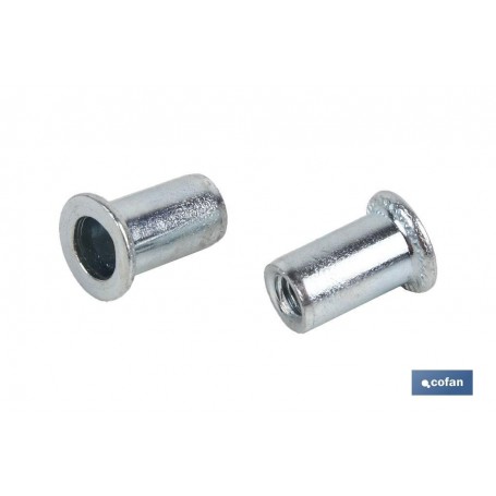 ▷ Tuercas Remachables Acero Cabeza Ancha | Ferreidea