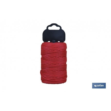 ▷ Trenza de Polipropileno / 8842 1,5mm ø Rojo (Blíster) | Ferreidea