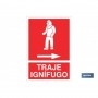 ▷ Cartel Traje ignifugo Texto e Imagen | Ferreidea