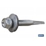 ▷ Tornillos de Cubierta con Arandela Acero/EPDM para Vigueta Zincado | Ferreidea