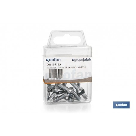▷ Tornillos Cabeza Avellanada DIN 963 | Ferreidea