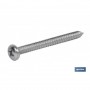 ▷ Tornillo Roscachapa Cabeza Cilíndrica Abombada Phillips Zincado | Ferreidea