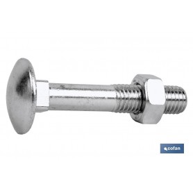 ▷ Tornillo Carrocero + tuerca de acero Zincado | Ferreidea