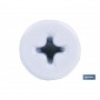 ▷ Tornillo autotaladrante cabeza extraplana Phillips Blanco | Ferreidea