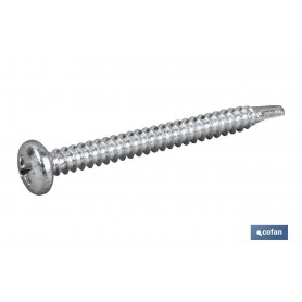 ▷ Tornillo Autotaladrante Cabeza Cilíndrica Phillips Zincado | Ferreidea
