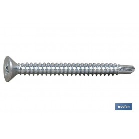 ▷ Tornillo Autotaladrante Cabeza Avellanada Phillips Zincado | Ferreidea
