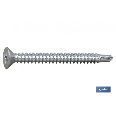▷ Tornillo Autotaladrante Cabeza Avellanada Phillips Zincado | Ferreidea