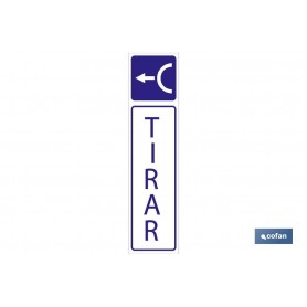 ▷ Cartel Tirar adhesivo | Ferreidea