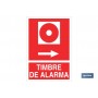 ▷ Cartel Timbre de alarma Derecha | Ferreidea