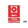 ▷ Cartel Timbre de alarma Izquierda | Ferreidea