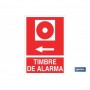 ▷ Cartel Timbre de alarma Izquierda | Ferreidea