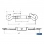 ▷ Tensor Gancho - Gancho Zincado DIN-1480 | Ferreidea
