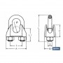 ▷ Sujetacables DIN-741 Galvanizados | Ferreidea