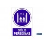 ▷ Señal Solo personas | Ferreidea
