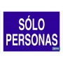 ▷ Cartel Solo personas | Ferreidea