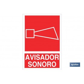 ▷ Cartel Avisador sonoro | Ferreidea
