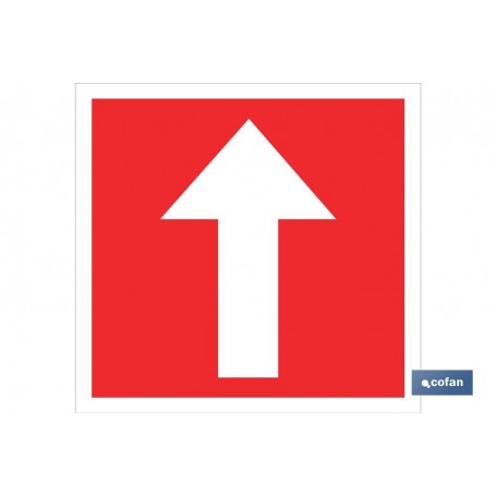 ▷ Señal Dirección obligatoria al frente | Ferreidea