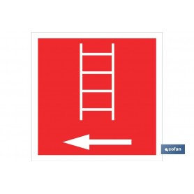 ▷ Cartel Escalera Incendios izquierda | Ferreidea