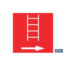 ▷ Cartel Escalera incendios derecha | Ferreidea