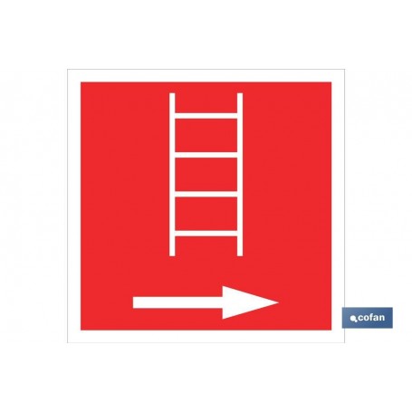 ▷ Cartel Escalera incendios derecha | Ferreidea