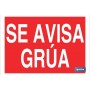 ▷ Cartel Se avisa grúa Color Rojo | Ferreidea
