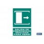 ▷ Cartel Salida de Emergencia Deslizar Derecha para Abrir | Ferreidea