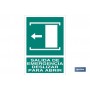 ▷ Cartel Salida de Emergencia Deslizar Izquierda para Abrir | Ferreidea