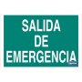 ▷ Cartel Salida de Emergencia luminiscente Verde | Ferreidea