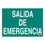 ▷ Cartel Salida de Emergencia luminiscente Verde | Ferreidea